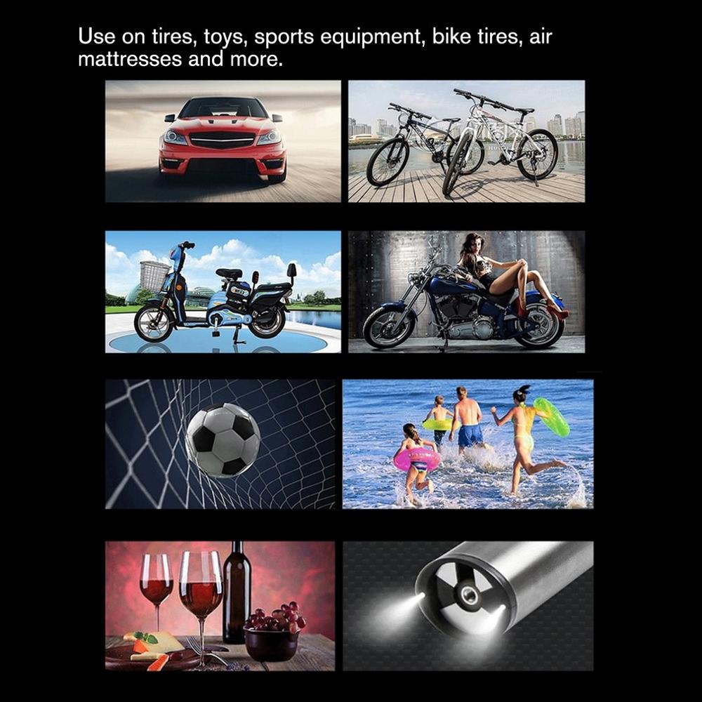 Smart USB Wireless Digital LED Car Air Compressor Pump Handheld Auto Bicycle Tire Inflator Electric Air Pump