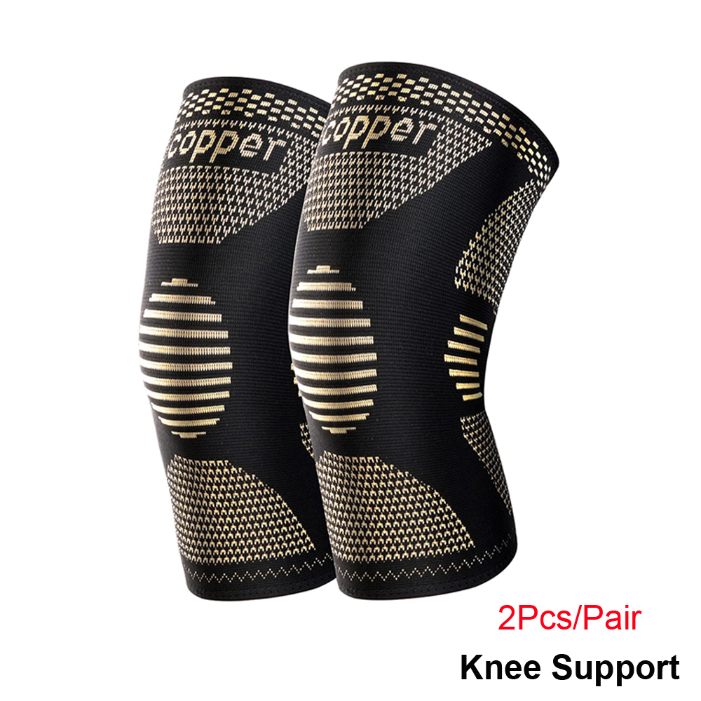 1Pair Copper Knee Brace, Knee Compression Sleeves ... – Grandado