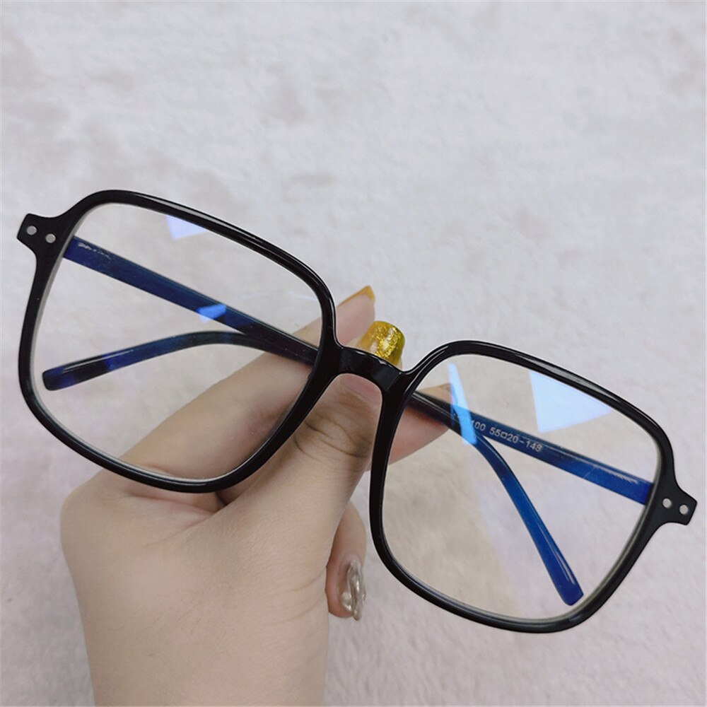 Anti-blauw licht ultralichte high-definition transparante vierkante bril straling myopie bril optische bril  -1.0 ~ -4.0