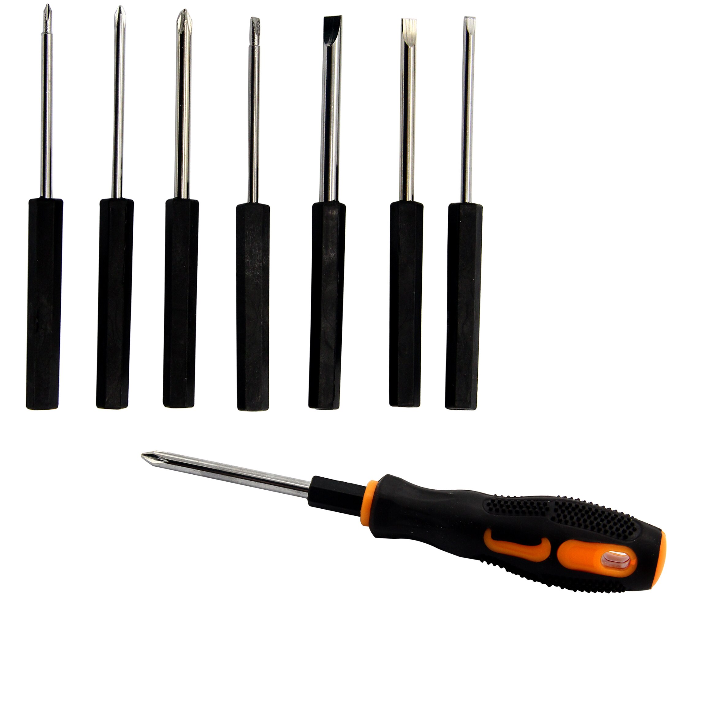 Mini 8-in-1 Multi-Function Screwdriver Tool Set 9 PCS Magnetic Screwdriver Computer Rrepair Tool Set