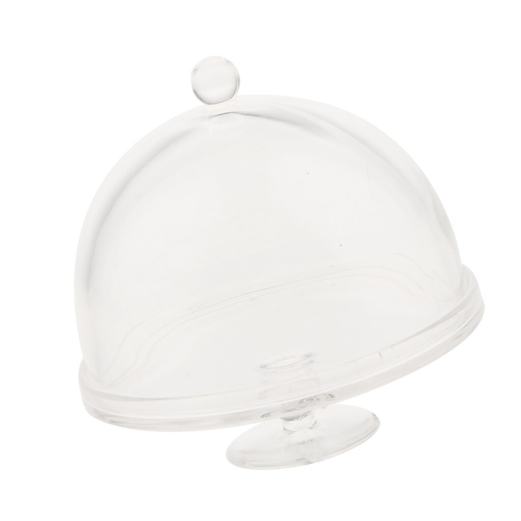 1/12 Scale Dollhouse Miniature Dessert Snack Doll House Clear Can Jar with Lid Kitchen Container Plate Toy Set