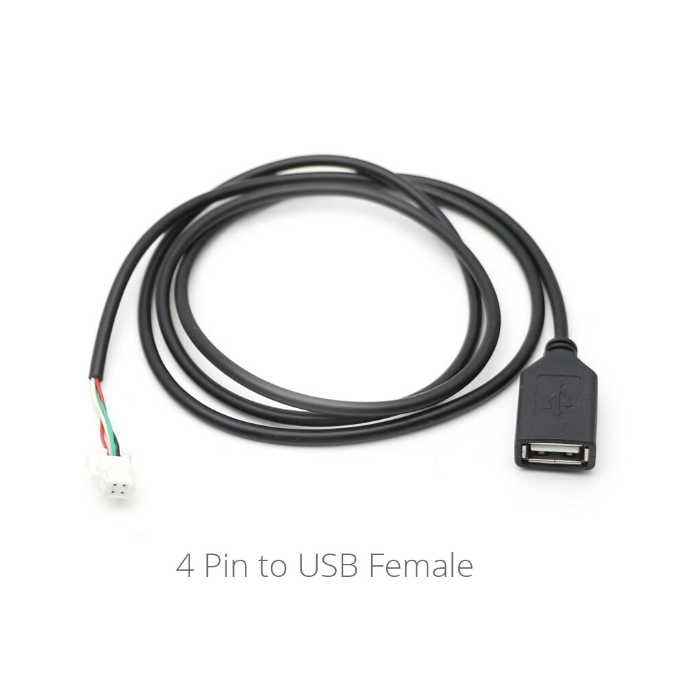 Universal usb hun interface  to 4 6 8 pin input wire connect kabel adapter til bil multimedieafspiller android stereo radio: 4 ben