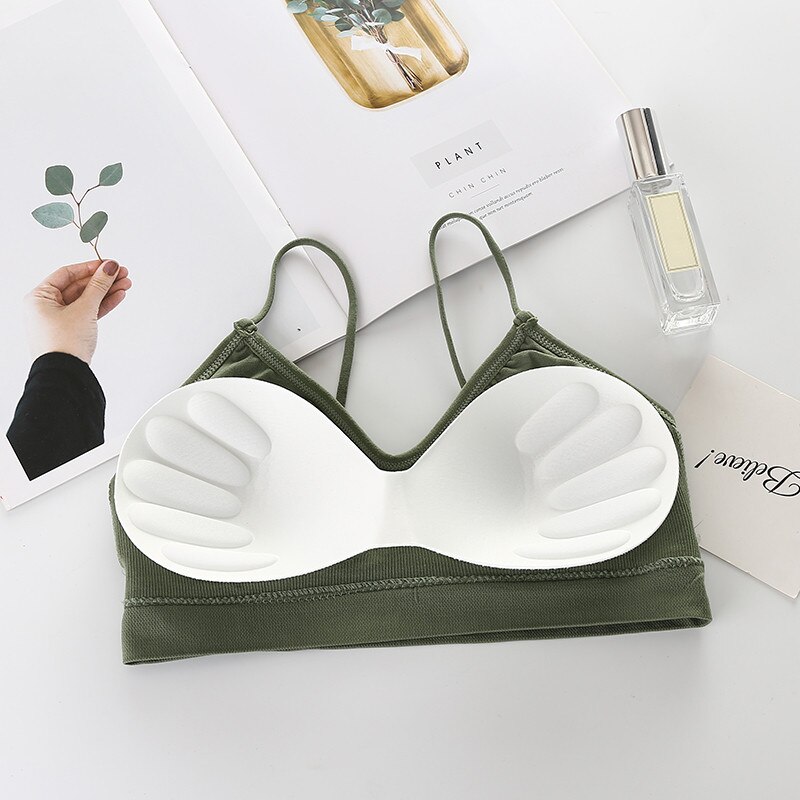 Sujetador deportivo sin espalda Top deportivo Sujetador deportivo sin costuras Yoga mujeres sujetador Tops Bralette cuello en V Sujetador deportivo Push Up