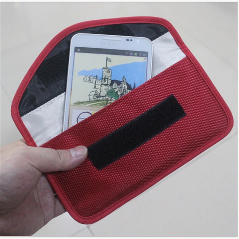 Saco de bloqueio de sinal quente anti-radiação sinal blindagem chaves do carro bolsa carteira de telefone celular bolsa de moeda monedero portemonnee