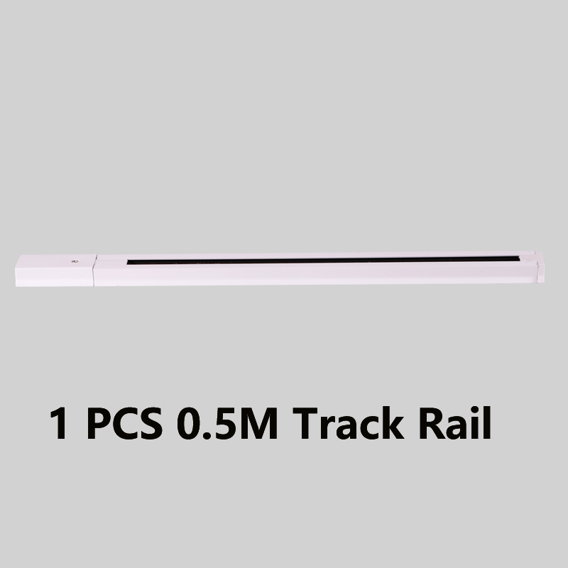 Spoorverlichtingsarmaturen Trackl Bar 0,5 m 2-draads railconnectorsysteem Universele railverlichtingsarmatuur voor led-spotplafondlamp: donkergeel