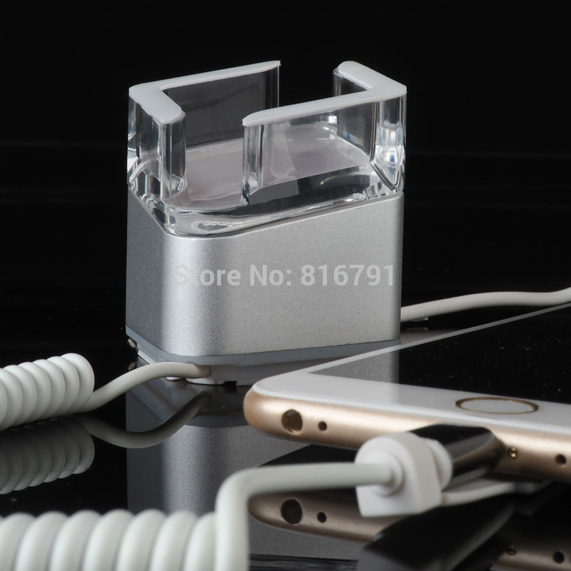 Cellulare Antifurto Schermo Acrilico Cremagliera con Allarme e Carica per iphone Huawei Samsung Smeartphone Sicurezza