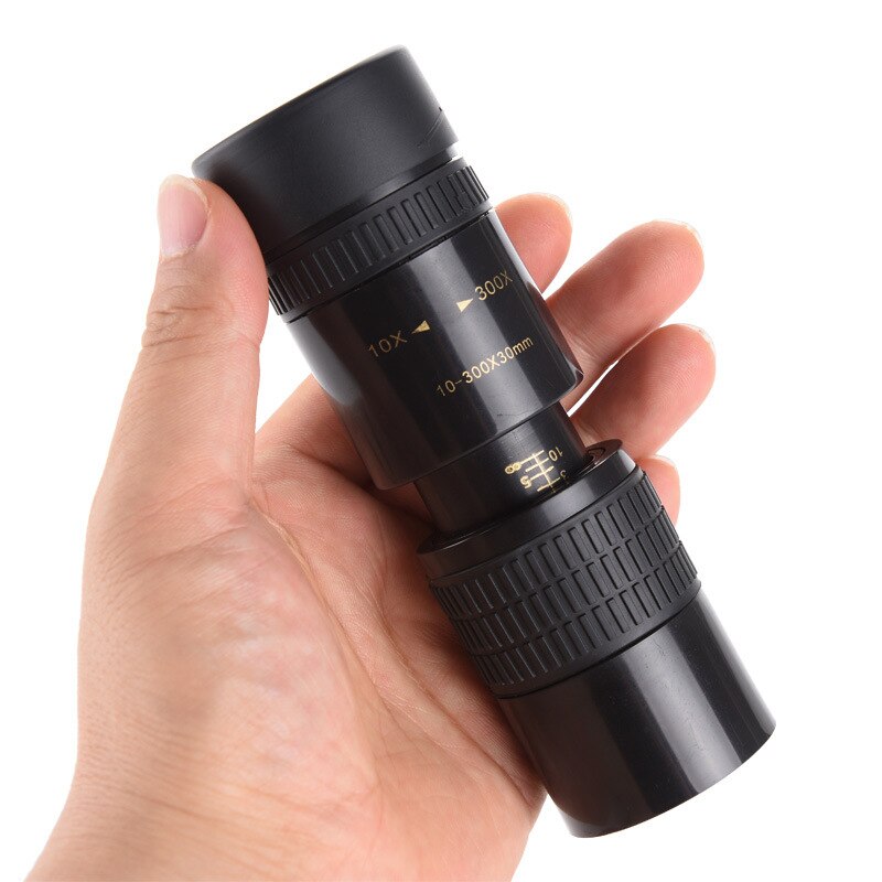 Starscope Monocular Telescope 10-300x40 High Magnification 4k High Transmittance Super Telephoto Len Waterproof Fog Night Vision