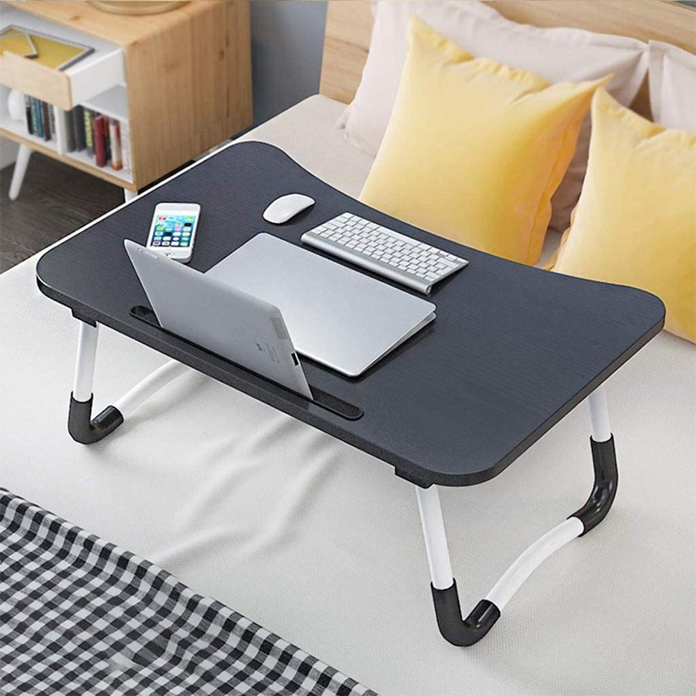 Faltbare Laptop Tisch Tragbare Stehenden Bett Schreibtisch Bett Laptop Mehrzweck drinnen Tisch Bücher Halfter Für Bett Wohnzimmer Boden