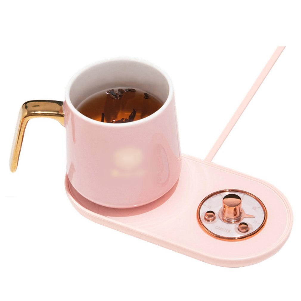 Warmer Plate Smart Thermostatic Cup USB Cup Heater Cup Coaster 3 Gear Appointment Heating Mat Pad For Coffee Milk Tea