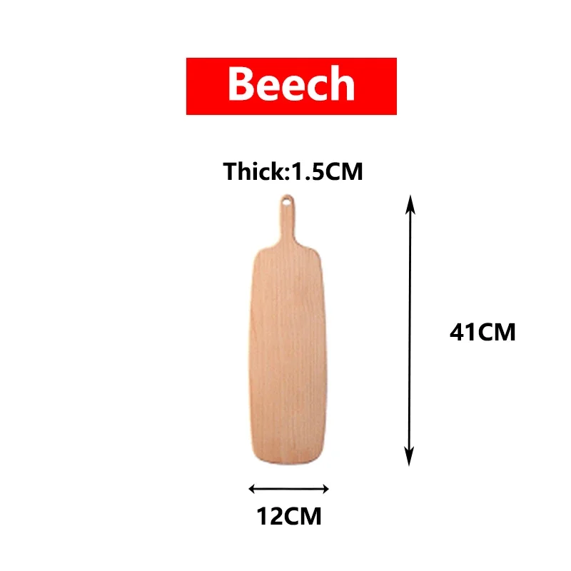 Tablas de cortar sólidas de nogal negro, bandeja de madera, tabla de Pizza, tabla de cortar, utensilios de cocina para hornear, tabla adhesiva de fruta y pan: plum