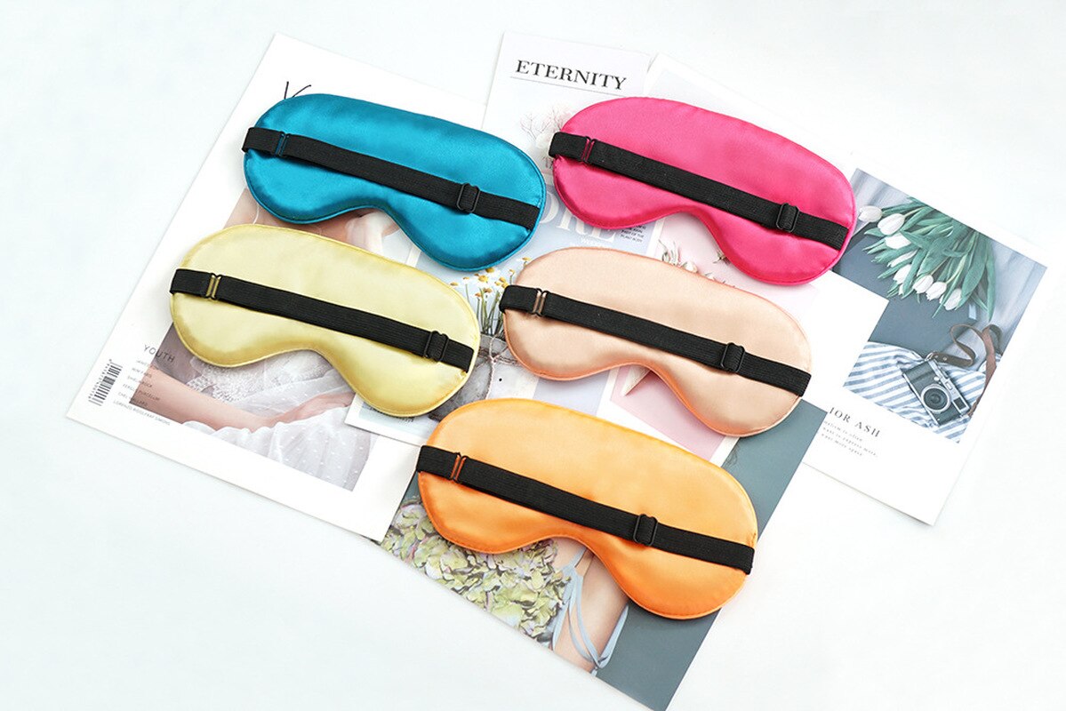 Máscara 3d para dormir, máscara para os olhos, dormir natural, tampa dos olhos, macia, portátil, venda, para viagem, 1 peça olho patc