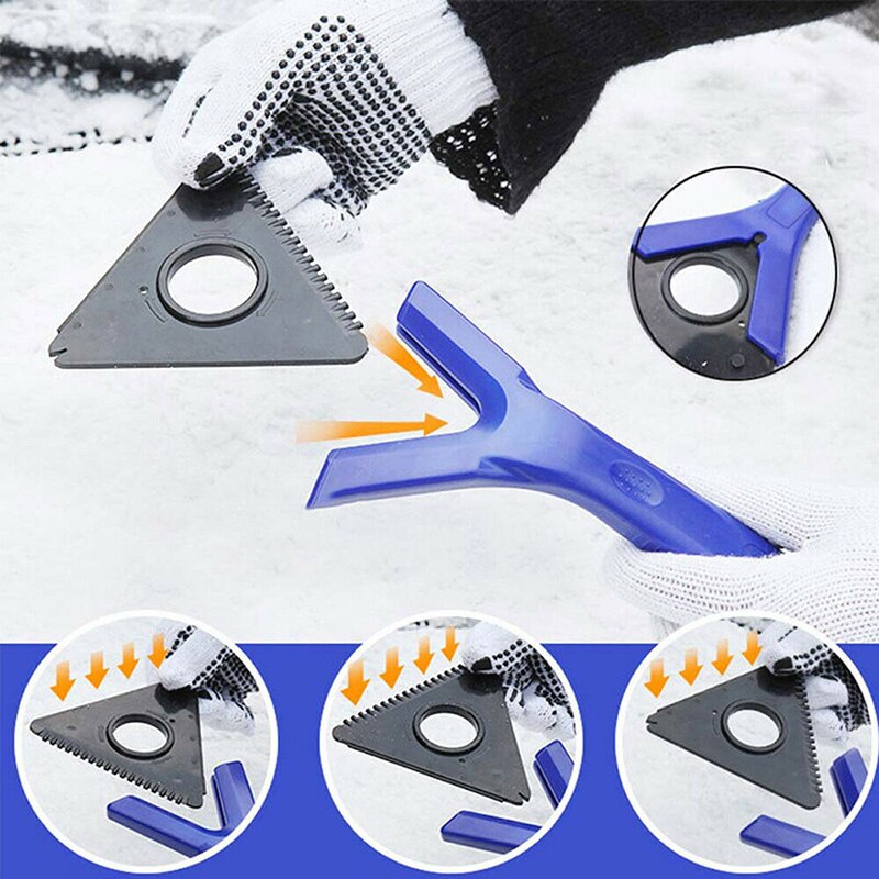 Car Windshield Ices Snow Remover Scraper Tool Removal Shovel Portable Defrost Deicing B88