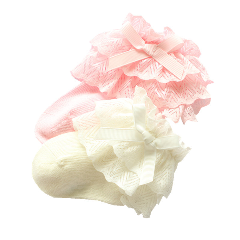 Newborn Socks Keep Warm White Princess Sock Cotton Baby Winter Socks for Bebe Infant Girls Ruffle Sock Kids Girl Accessories