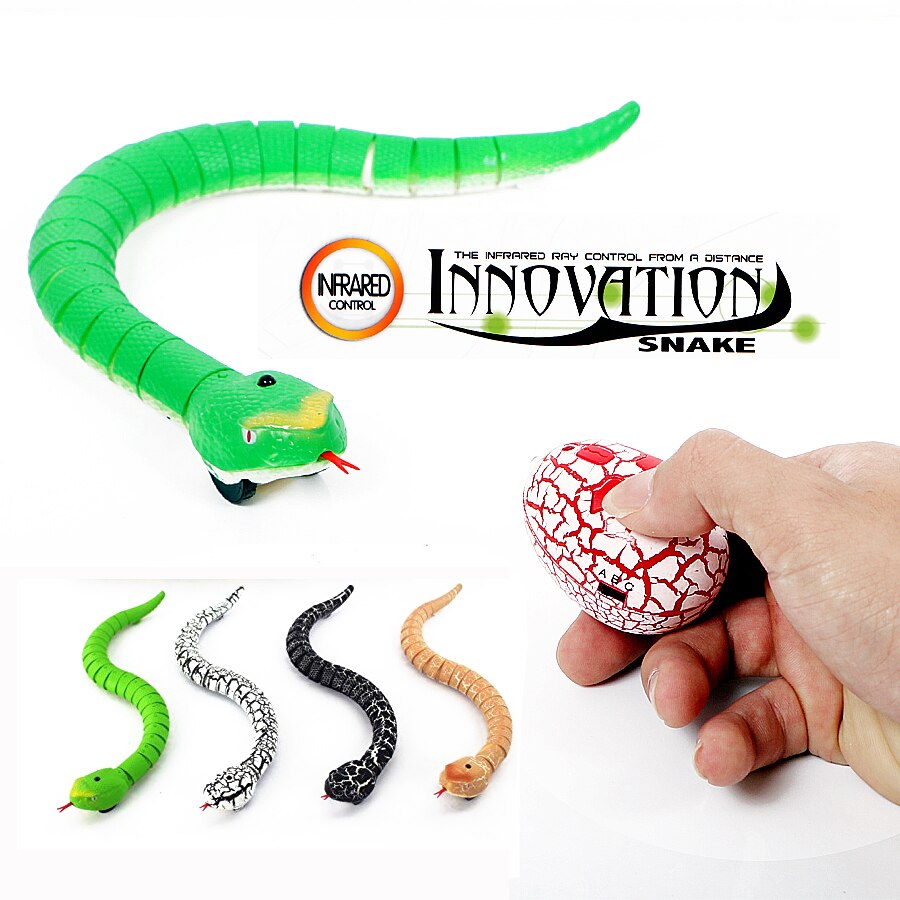 Novelty RC Snake Cobra Scolopendra Remote Control robot Insects Animal Toy with USB Cable Terrifying Halloween Toys