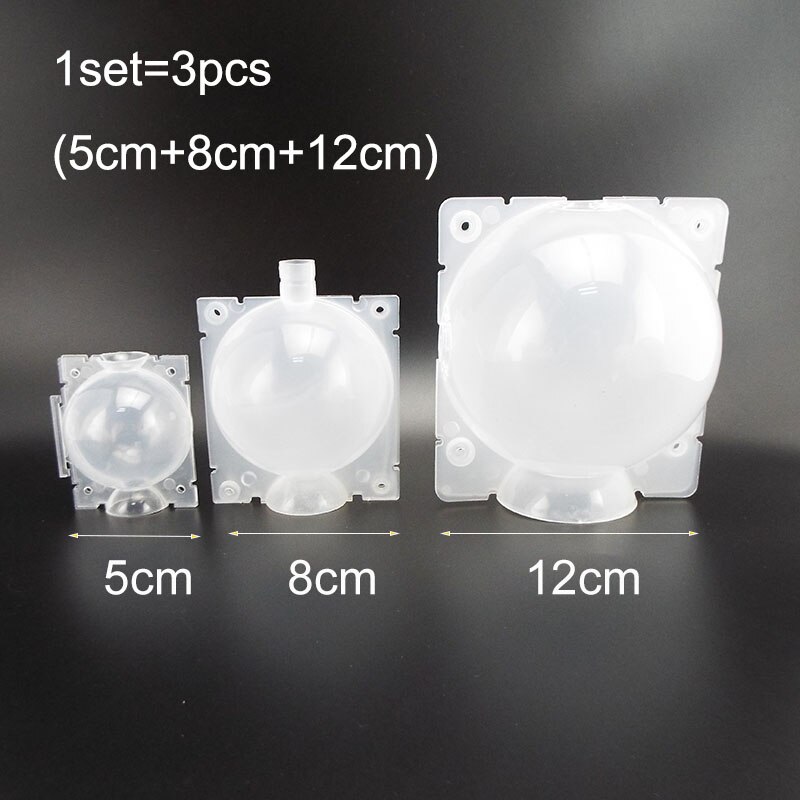 Plant Rooting Ball Case box Reusable Transparent High Pressure Grafting Garden Graft Root Growing Box tree Breeding Container: Burgundy