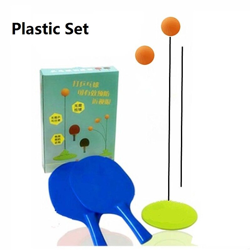 Portable Table Trainer Indoor Table Tennis Soft Shaft Training Machine Elasticity Kid Adult Ping Pong Practice Trainer
