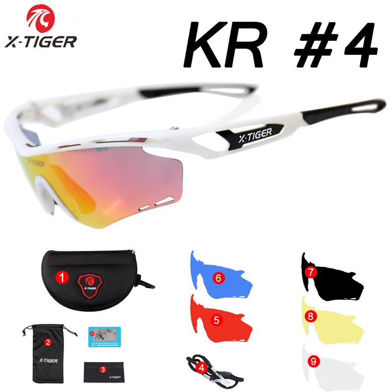 Gafas polarizadas X-TIGER para ciclismo, gafas para deportes al aire libre, gafas para bicicleta de montaña, gafas de sol para hombre y mujer, gafas para ciclismo