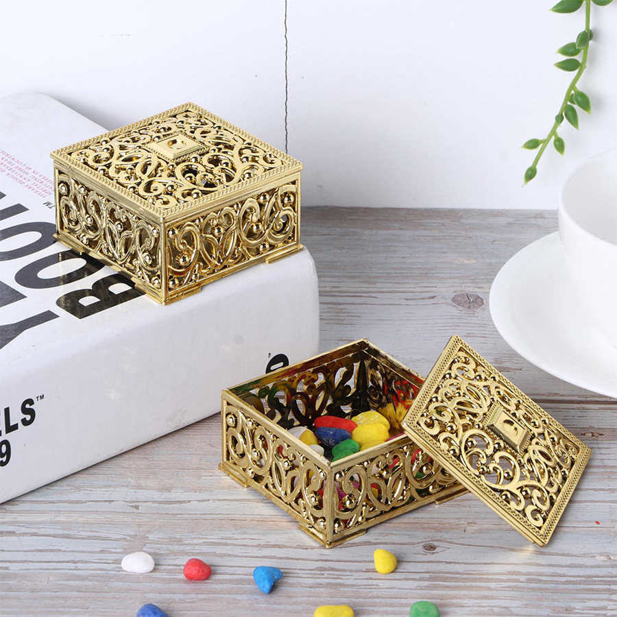 12x Plastic Box Hollow Wedding Favor Boxes Party Box