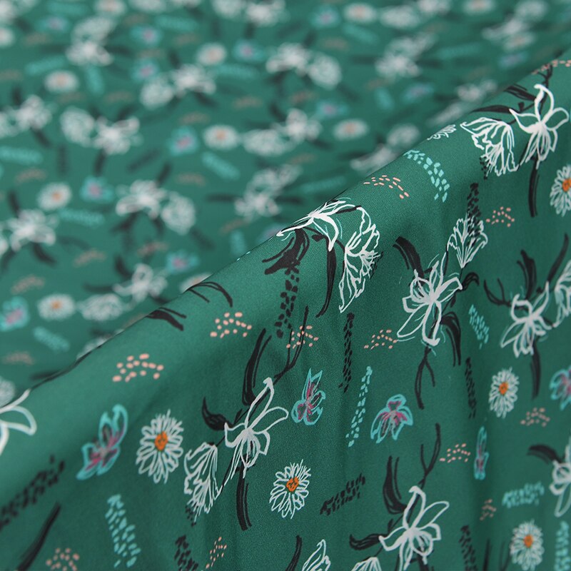 Mulberry silk double joe fabric cloth per meter 14mm 140 cm wide matt shirt dress pants fabric express