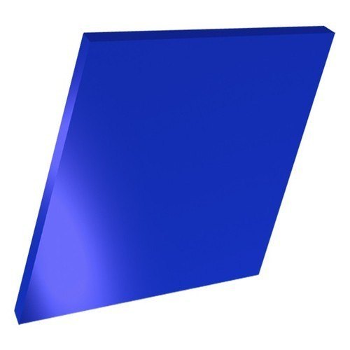 10 Stuks 100X100Mm Transparant Of Alle Kleur Acryl Plaat Plexglass Plaat 2,8Mm Dikte Zwart/Rood/Wit/Blauw En Meer: Blue