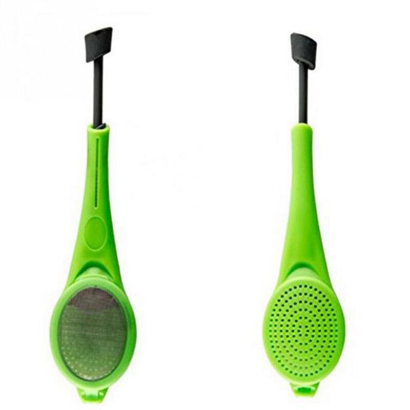 Tea Infuser Built-in plunger Healthy Intense Flavor Reusable Tea bag Plastic Tea&amp;Coffee Strainer Measure Swirl Steep Stir&amp;Press