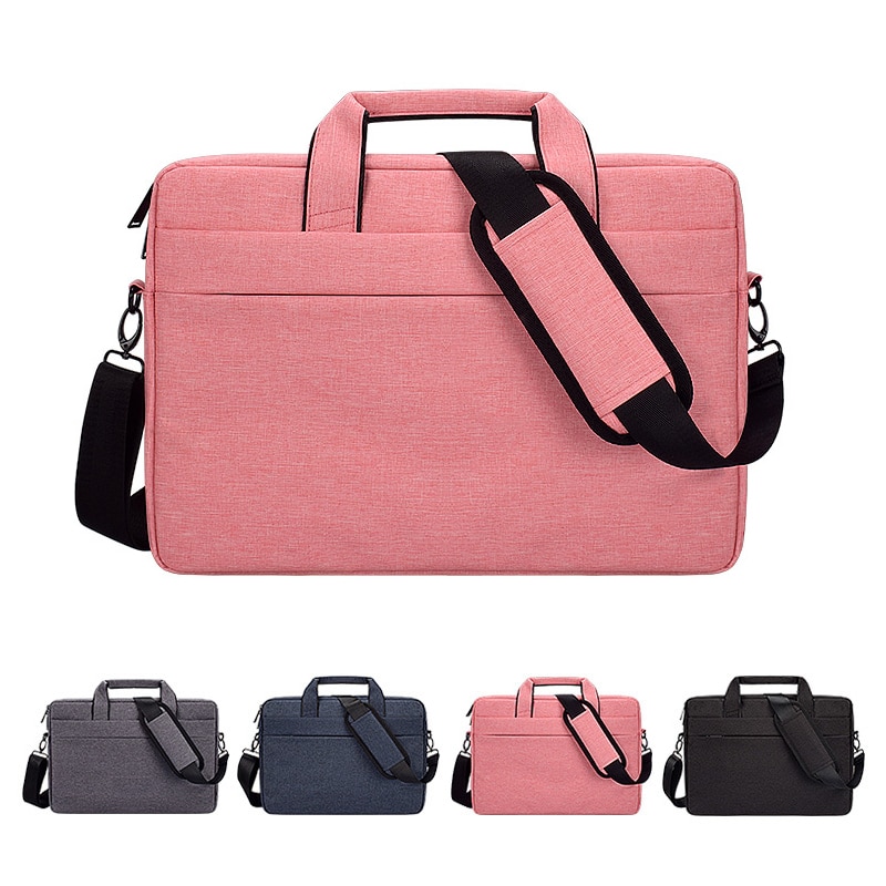 Laptop Bag 13.3 15.6 14 Inch Waterproof Notebook Bag Sleeve For Macbook Air Pro 13 15 Computer Shoulder Handbag Briefcase