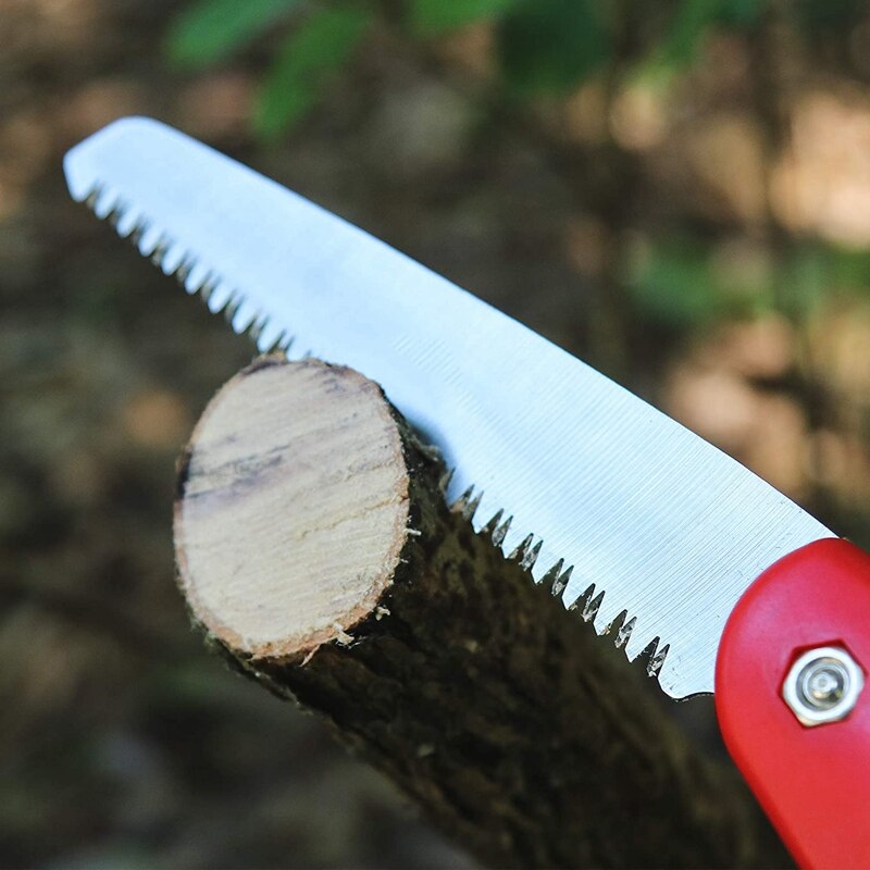 7 Inch Folding Saw Multifunctional Outdoor Garden Folding Hand Saw Manual Woodworking Saw Garden Saw Branch Cut Tree Saw