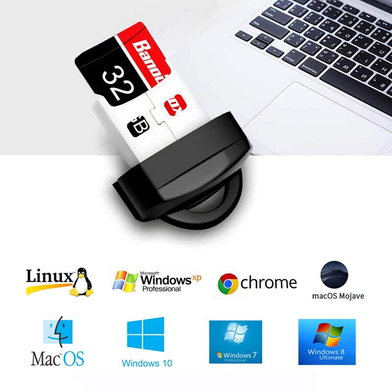 Usb 2.0 Micro Sd Tf Kaartlezer Adapter Draagbare Mobiele Telefoon Geheugenkaartlezer Voor Auto Audio Kaartlezer Laptop Accessoires