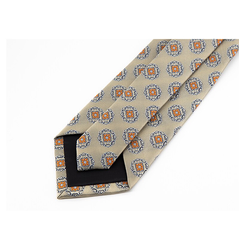 Jacquard 8CM Gentleman Tie Brand Formal Ties For Men Business Suit Work Necktie With Box