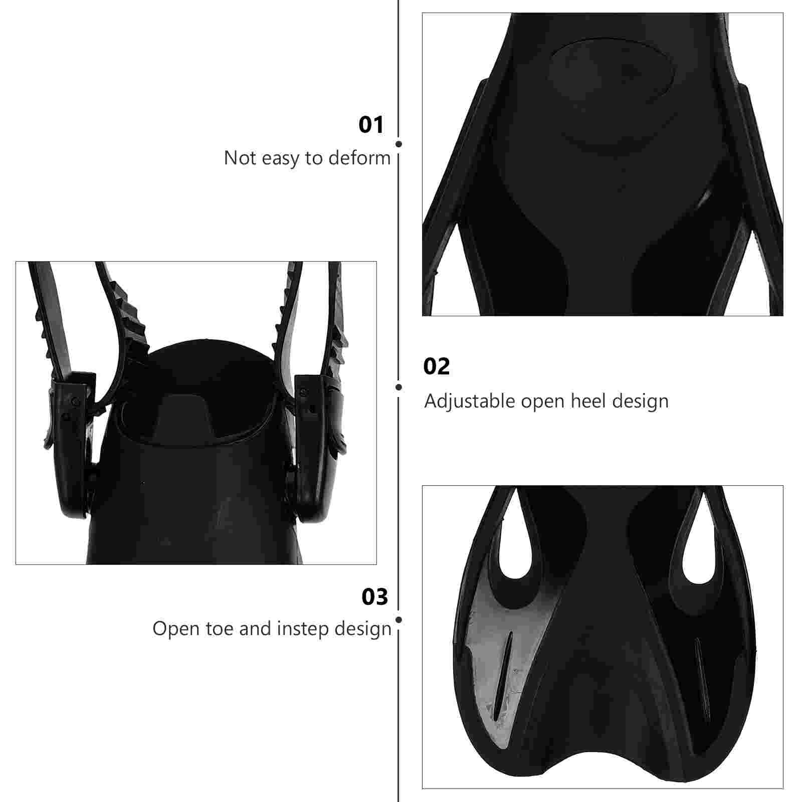 1 para regulowane płetwy robić pływania dla dzieci pływanie z rurką trening pływający płetwa