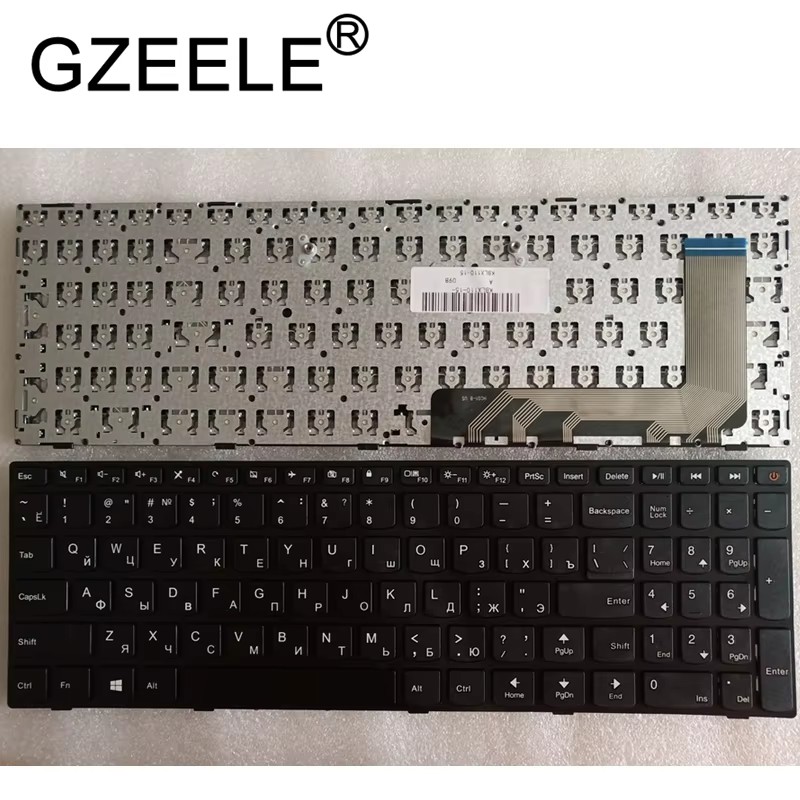 UK English Laptop Keyboard For Lenovo IdeaPad 110-15ISK 110-17ACL 110-17IKB V110-17ISK 110-15 110-15AST 110-15IAP 110-15IKB: Silver