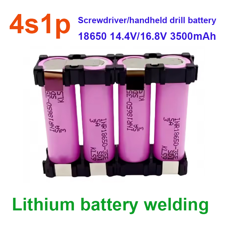 2S1P 3S2P 4S1P~5S2P 6S2P 18650-35E Battery Pack Custom 18650-35E Battery Welding 3500mAh / 7000mah Battery Pack 7.4V To 25.2v: Pink