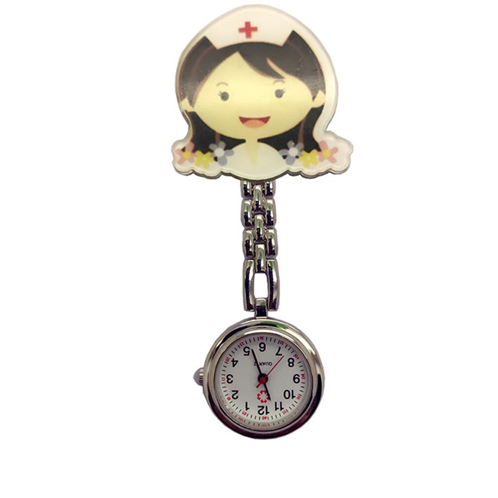 Perfect Nurse Clip-on Fob Brooch Pendant Hanging watch Star Pocket Watch Cute Nurse Doctor Wallet Watch