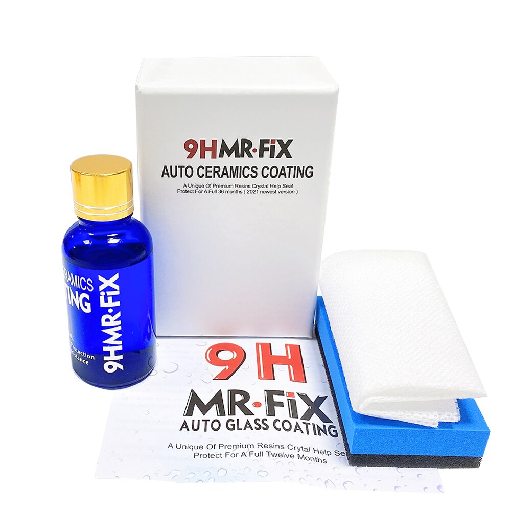 9H Vloeibaar Glas Keramische Auto Coating Waterdicht Nano Keramiek Autolak Zorg Vloeibare Super Hydrofobe Glas Coating: Default Title