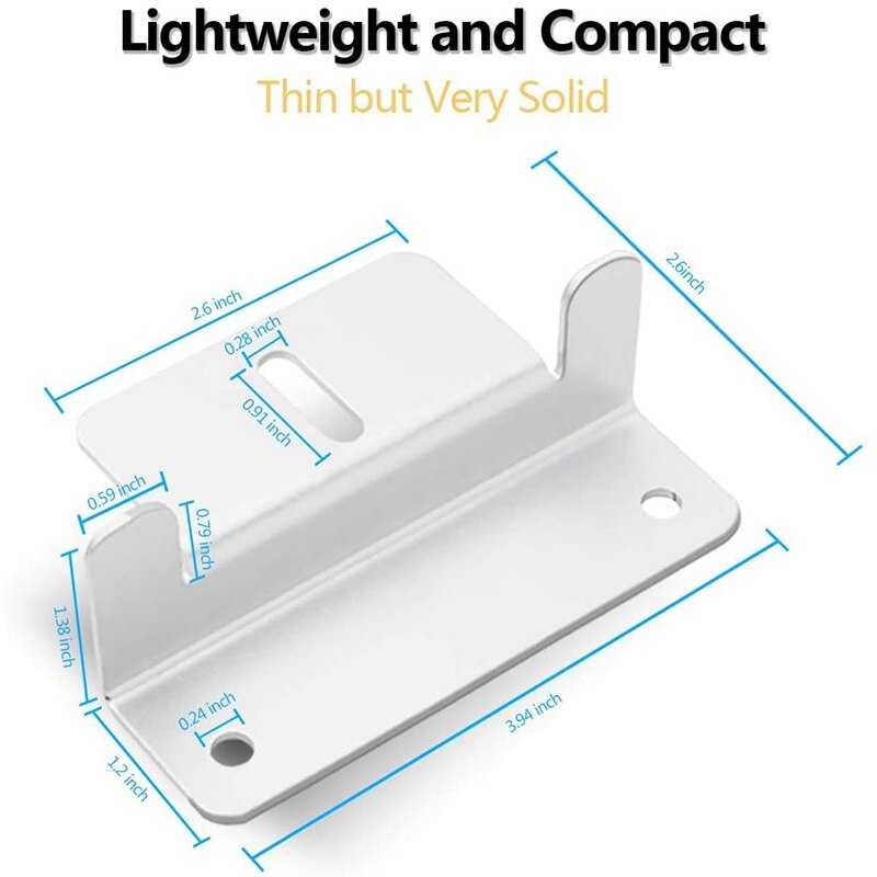 Solar Panel Mounting Bracket Aluminum Solar Panel Z Brackets Roof Solar Panel Bracket for RV, Caravans, Yach