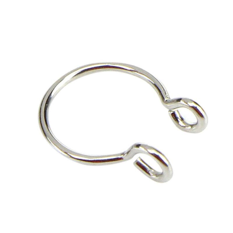 1Pcs U Vormige Nep Nose Ring Hoop Septum Ringen Roestvrij Staal Neus Piercing Nep Piercing Oreja Pircing Sieraden