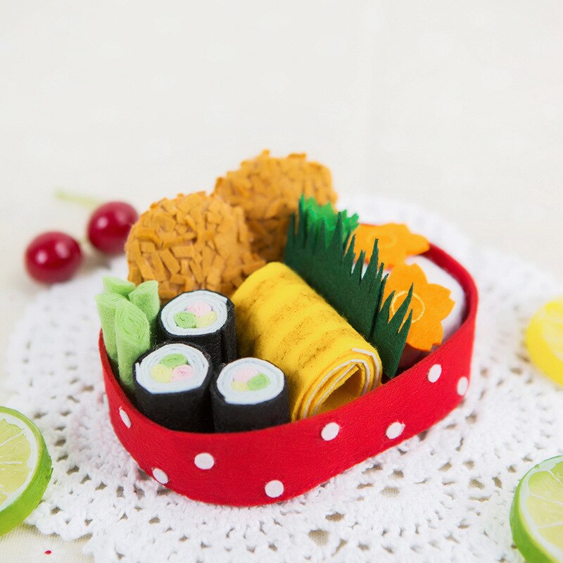 Vlies Filz Stoff DIY Material Paket einstellen Freies Schneiden Lebensmittel Sushi Kindergarten NäHenne Handgemachte Diy Handwerk Bausätze: einstellen-2