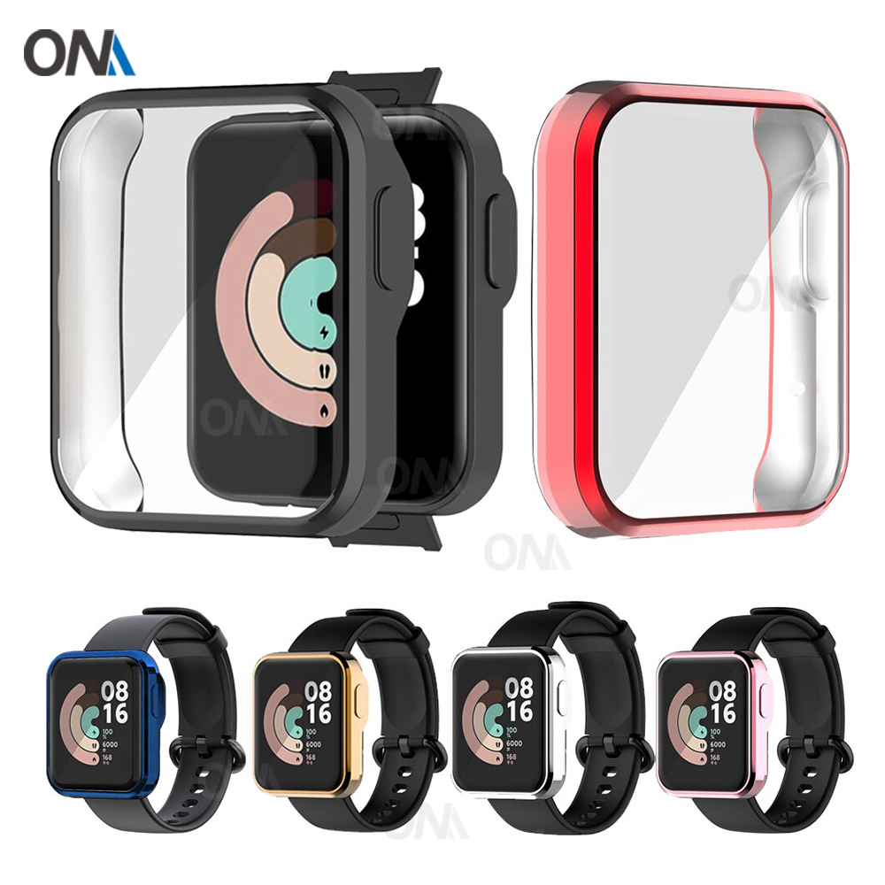 Dla Xiaomi Mi zegarek ochraniacz ekranu dla Xiaomi Mi zegarek Lite Redmi zegarek 1 2 okładka Ultra Slim inteligentny zegarek powłoka ochronna