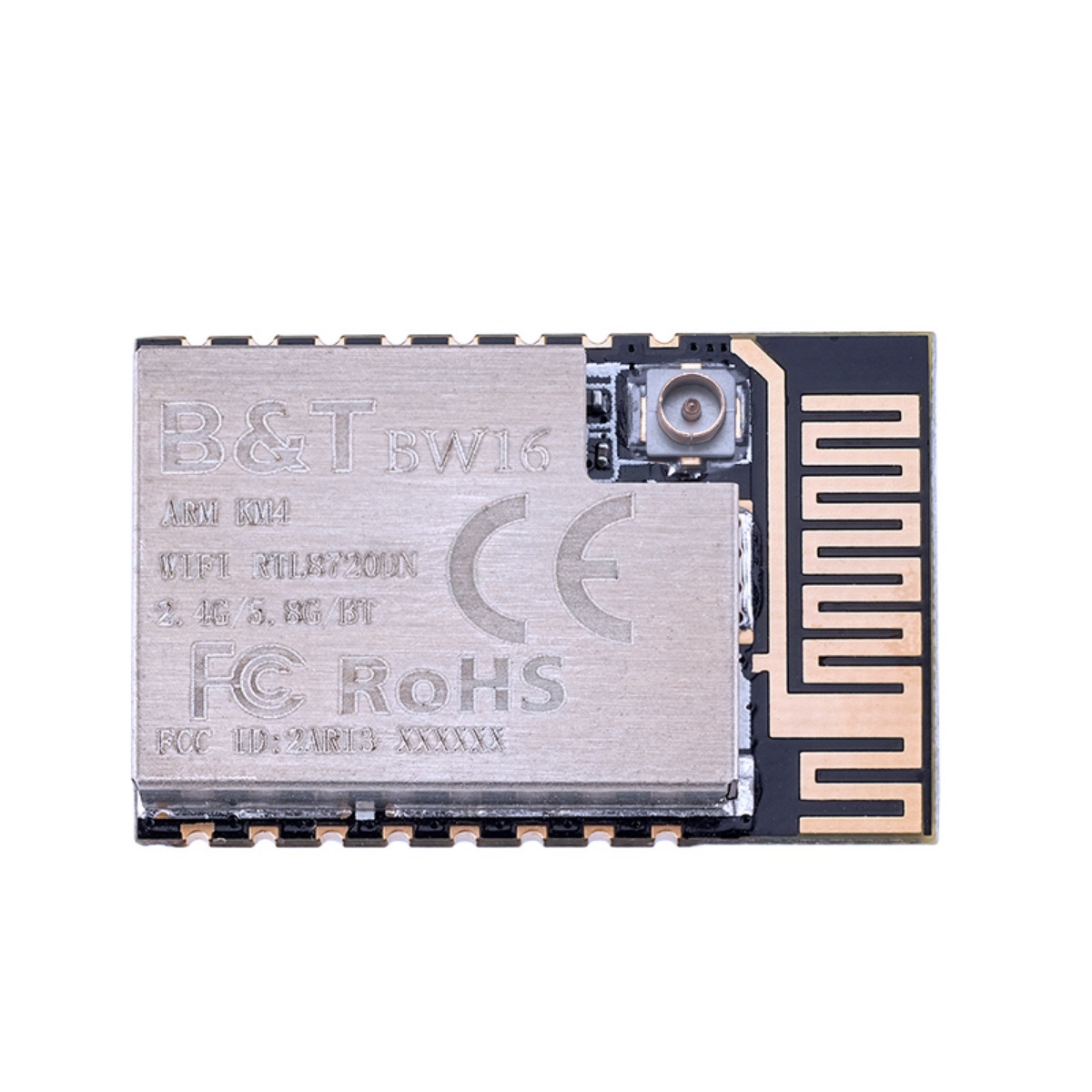 BW16 RTL8720DN Dual-band 2.4GHz/5GHz Wi-Fi Bluetooth SoC core module: MAROON