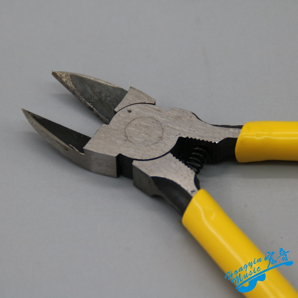 Fret Removing Puller Side Head Pliers Sharp Fret Flush Cutter Cutting Pliers For Guitar Metal+Rubber