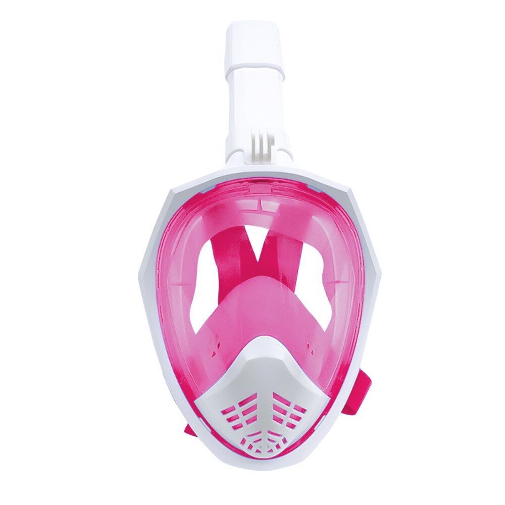 Erwachsene kinder Scuba Tauchen Maske Volle Gesicht Schnorcheln Maske Volle-trockenen Tauchen Maske Unterwasser Anti Nebel Schnorcheln Tauchen Maske: powder / S/m