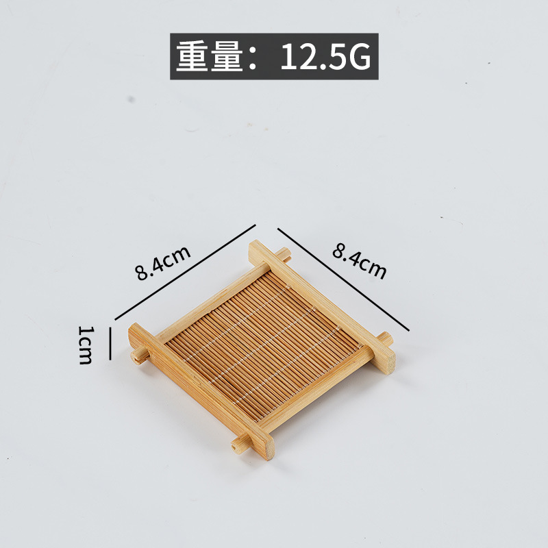 Japanese Sashimi Decoration Mini Basket Seafood Decoration Props Barbecue Plate Bamboo Basket Decoration: Orange