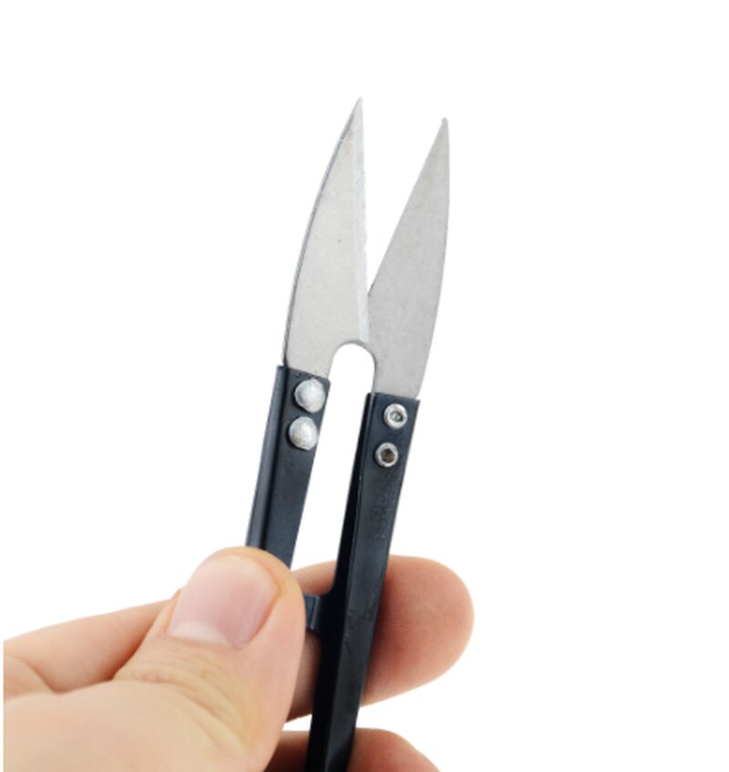 1Pc Multicolor Trimmen Naaien Schaar Tangen U Vorm Clippers Garen Rvs Borduurwerk Ambachtelijke Schaar Tailor