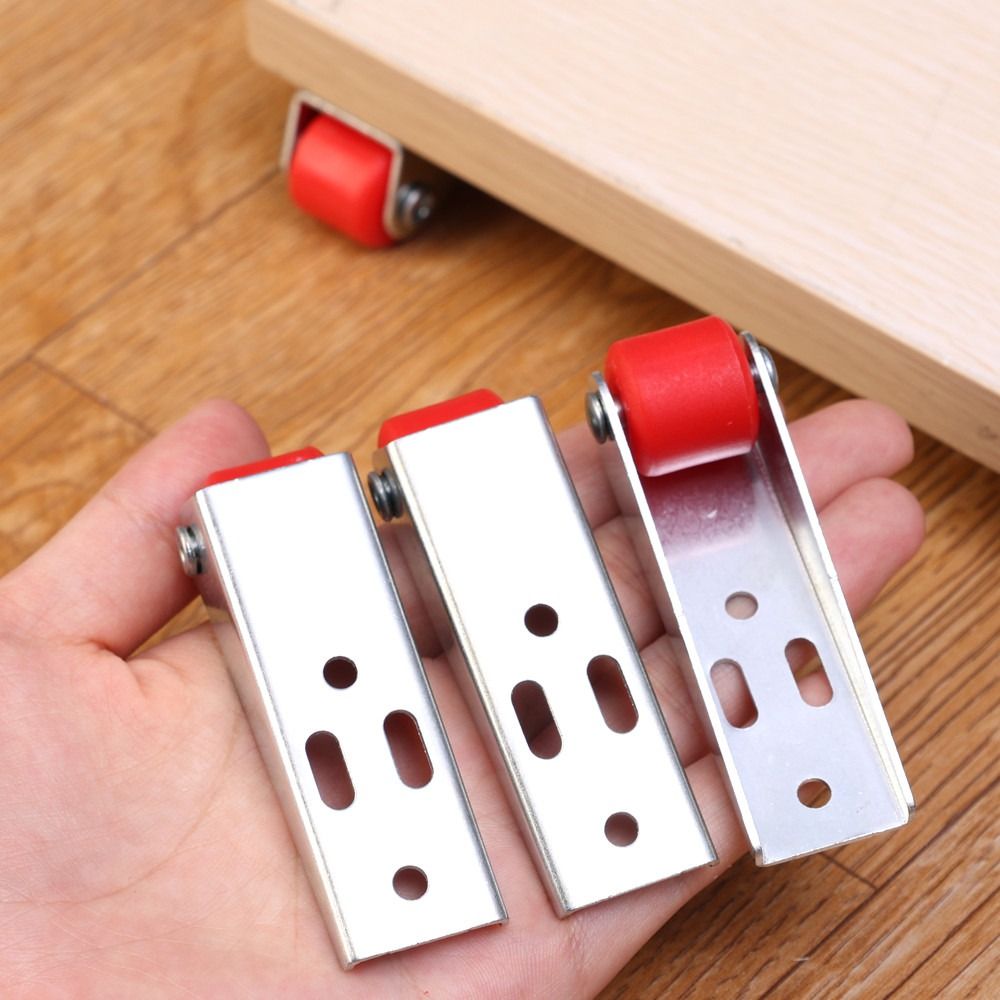 Roulette de Meuble Silays euse, Roulette Directionnelle Montée sur le Côté Mobile, Outil de Déplacement Domestique, Support de Porte, Roue Mobile pour 1/2 Pièces