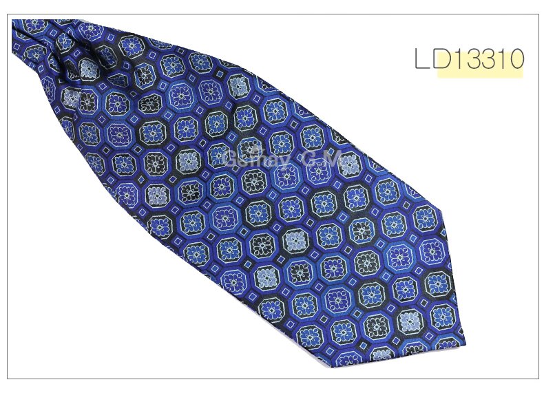 Ascot Cravate Cravate De Luxe Mens points Cou Cravate Cravate pour les Hommes De Mariage Cravates: LD13310