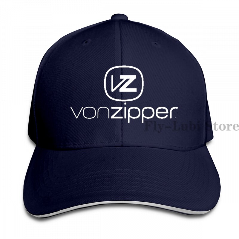 VonZipper SkateBoard Baseball cap men women Trucker Hats adjustable cap: 1-Navy