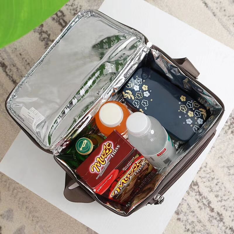 Bolsa enfriadora a prueba de fugas de 7L, caja térmica para almuerzo, picnic, termo para latas, paquete de hielo, bebidas, aislamiento para vehículos, bolso de hombro