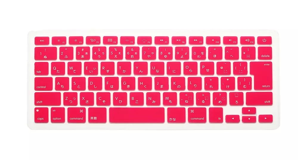 Japanese English Japan JP Keyboard Cover For Macbook Air Pro Retina 13 15 17 （before ) Protector for Mac book keyboard