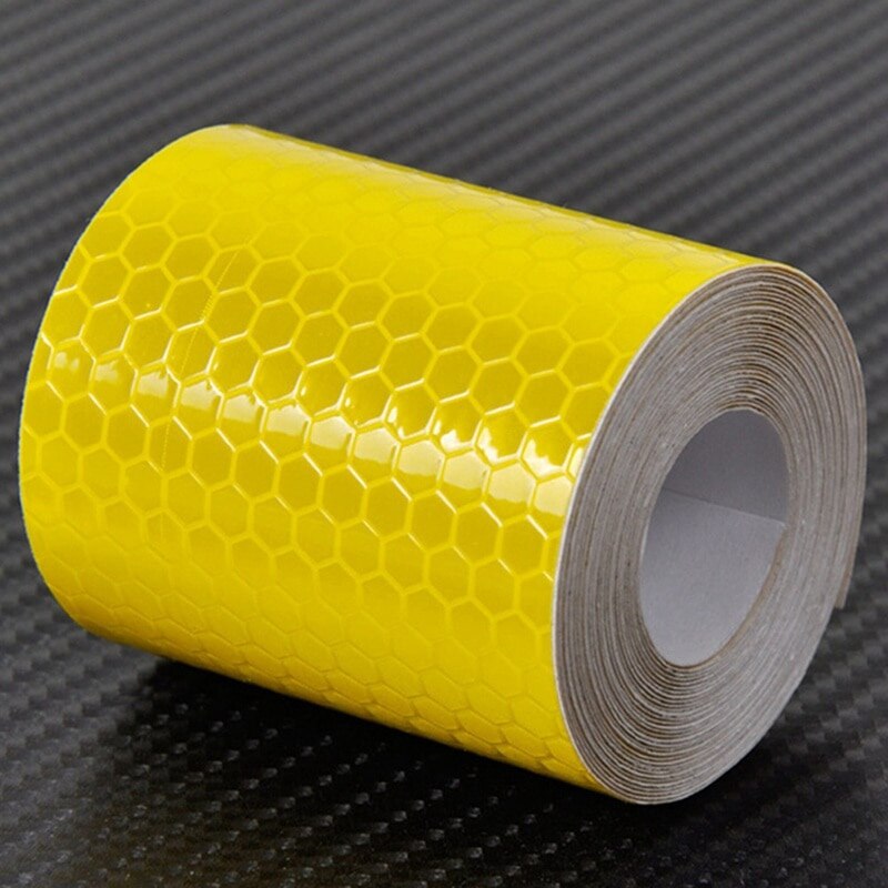 Auto motorfiets folie baby auto sticker veiligheids reflecterende strip sticker 5*100cm auto-styling zelfklevende waarschuwingstape