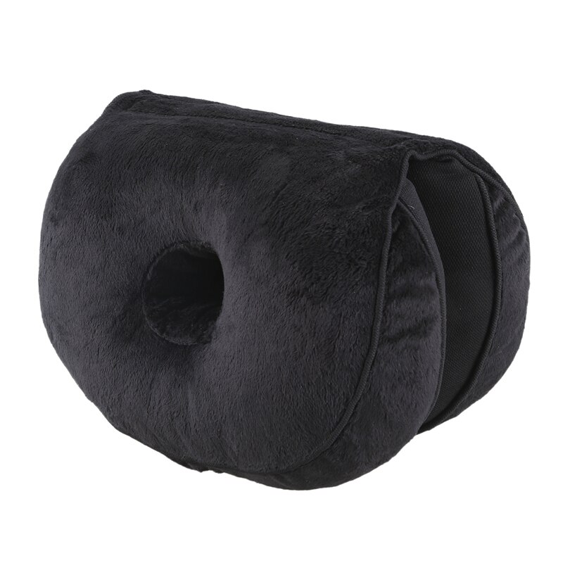Multifunctionele Dual Comfort Zitkussen Hip Lift Zitkussen Mooie Butt Zitkussen Comfy Voor Thuis Zwart